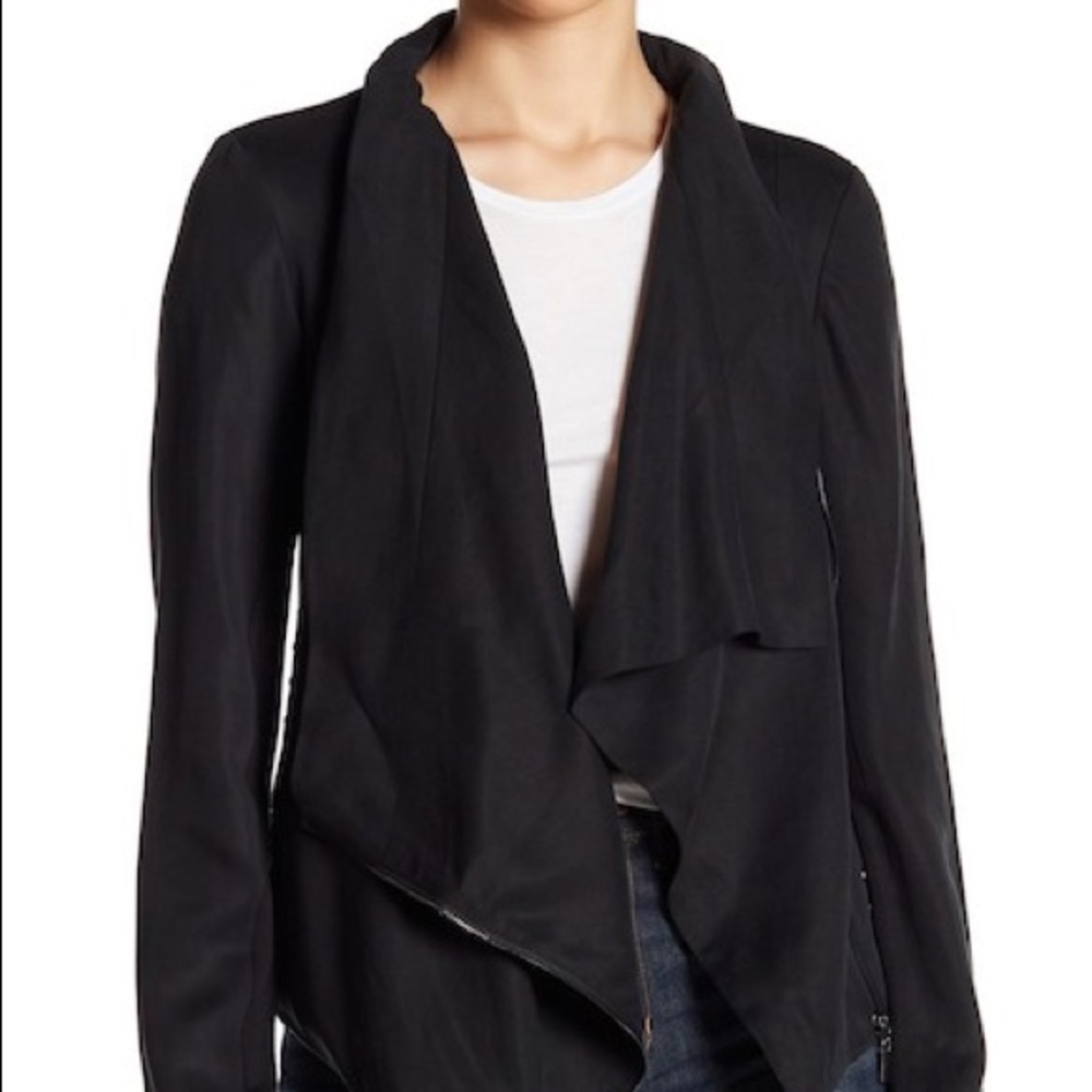 Willow & clay assimeyrical stud trim jacket